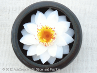 Carved Soap Flower Set: Sacred Lotus, Lotus, Chrysanthemum