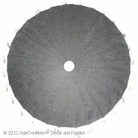 Mulberry Paper Umbrella - Dark Grey
