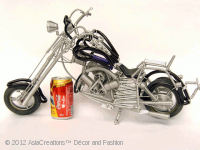 AsiaCreations Showroom: Wire Art Motorcycles type: BigBob XC2